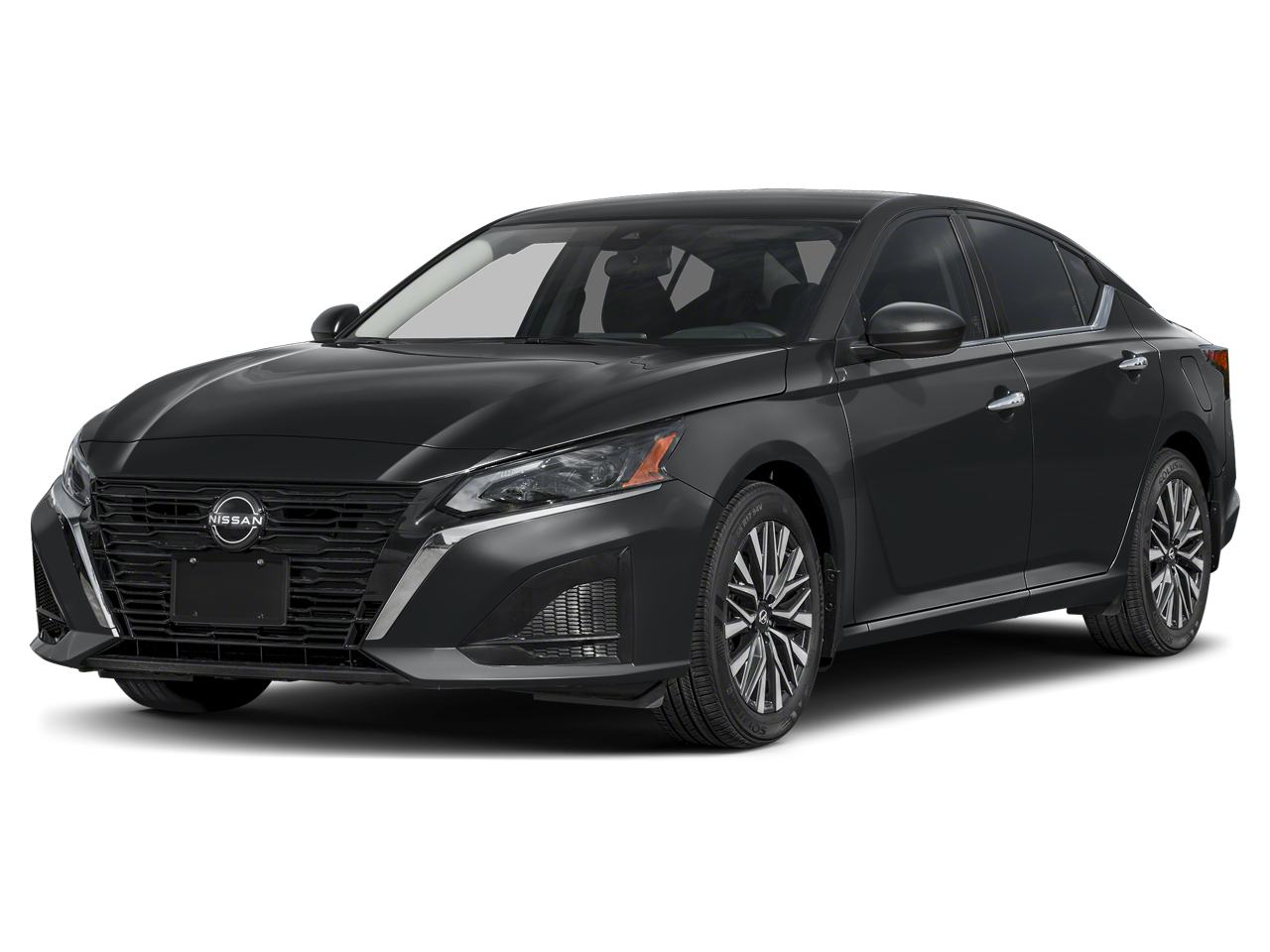 2026 Nissan Altima SV in Super Black — front three-quarter view