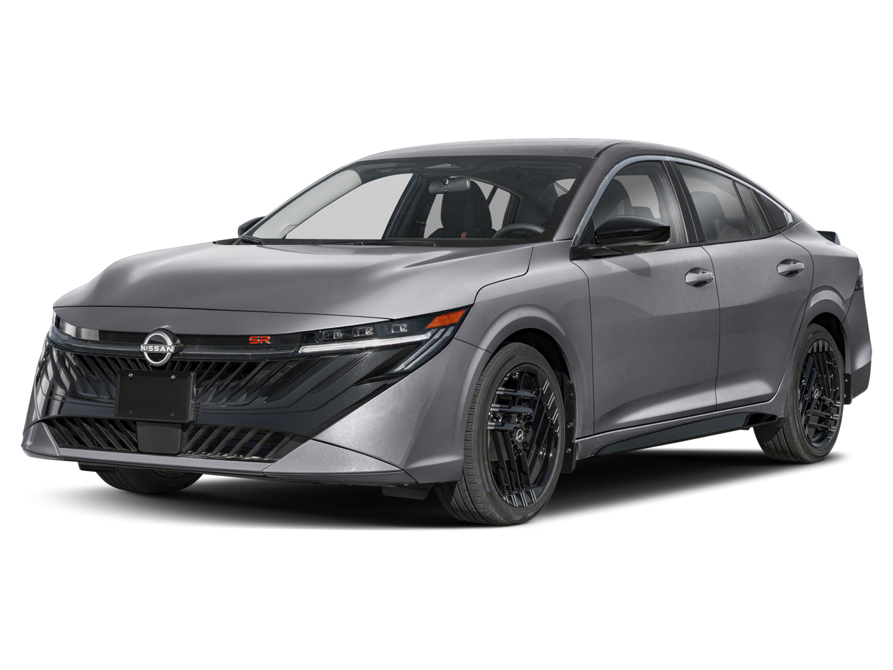 2026 Nissan Sentra SR in ATLANTIC GRAY M — front three-quarter view