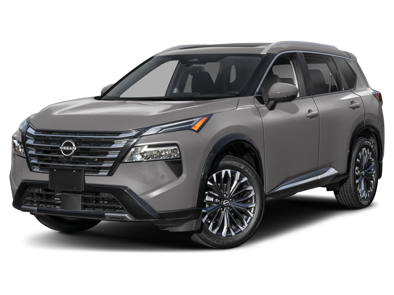2026 Nissan Rogue Platinum in 2T GRY BLK ROOF — front three-quarter view