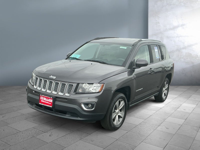 2016 Jeep Compass High Altitude Edition in Granite Crystal Metallic Clearcoat — front three-quarter view