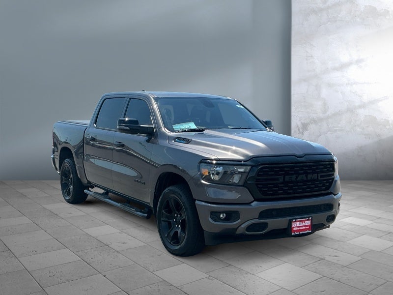 2023 RAM 1500 Big Horn in Granite Crystal Metallic Clearcoat — front three-quarter view