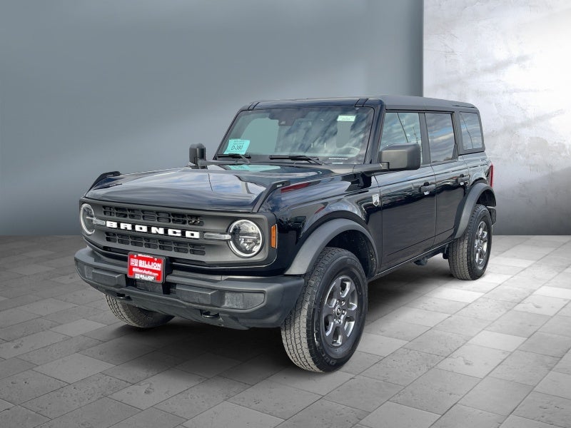 2025 Ford Bronco Big Bend in Shadow Black — front three-quarter view