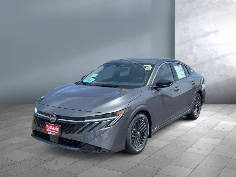 2026 Nissan Sentra SV in Gun Metallic — front three-quarter view